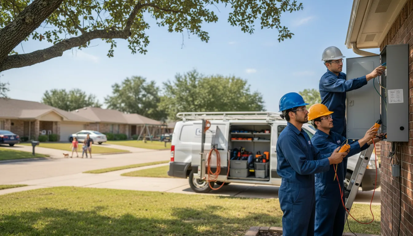 Certified electrician providing emergency electrical services in La Plata, MO